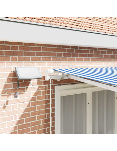 Tenda Retrattile Blu e Bianco 350 x 250 cm