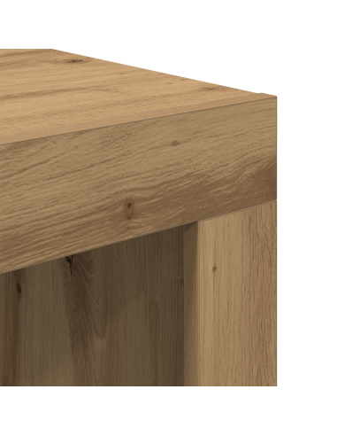 Tavolino da salotto Rovere artigianale 50 x 50 x 35 cm