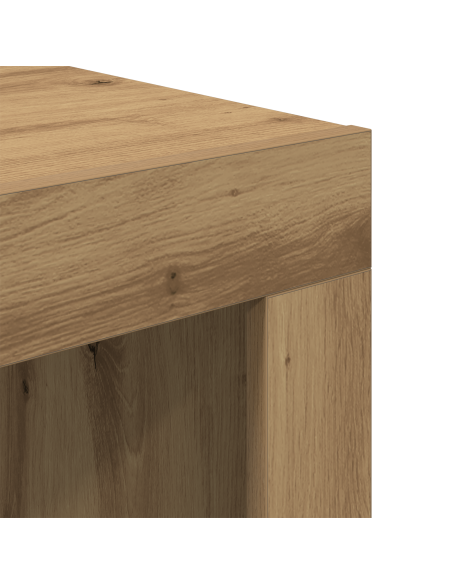 Tavolino da salotto Rovere artigianale 50 x 50 x 35 cm