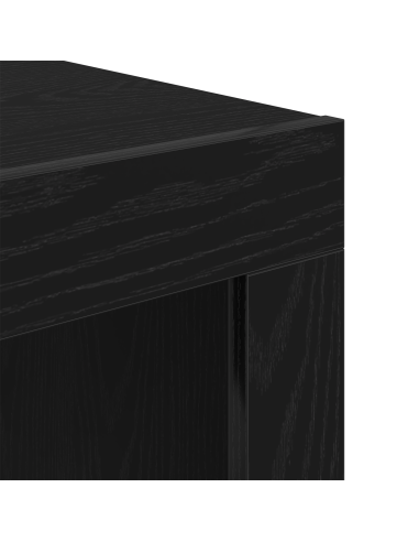 Tavolino da salotto Rovere Nero 50 x 50 x 35 cm