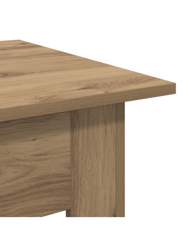 Tavolino da salotto Rovere artigianale 55 x 55 x 42 cm