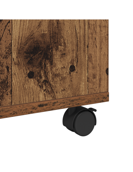 Tavolino da salotto con cassetto Legno vecchio 75 x 75 x 38 cm