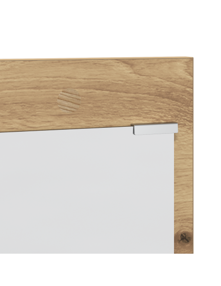 Appendiabiti a muro Rovere artigianale 90 x 10 x 50 cm