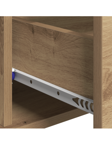 Credenza Rovere artigianale 60 x 31 x 70 cm Legno multistrato