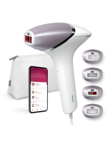 Philips Lumea Prestige Epilatore a Luce Pulsata Lumea con tecnologia SenseIQ e custodia bianco BRI947/00