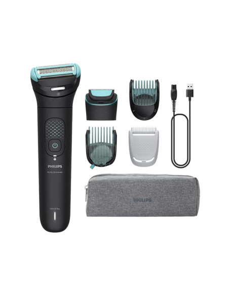 Philips Serie 7000 Body Groomer 7000 Series BG7470/15 Testina flessibile 2D, doppia rifinitura/rasatura