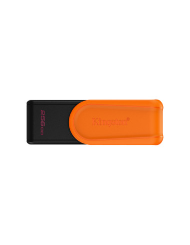 Kingston Technology DataTraveler 256GB Portable USB 3.2 Gen 1 Exodia S (Nero/Arancia)