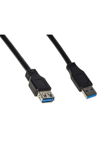 CAVO LINK USB 3.0 A TO USB A, M-F, 1,8MT, (PROLUNGA), NERO, LKCU3018
