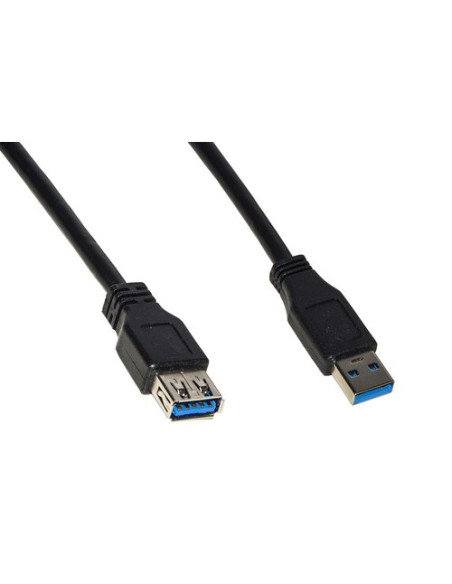 CAVO LINK USB 3.0 A TO USB A, M-F, 1,8MT, (PROLUNGA), NERO, LKCU3018
