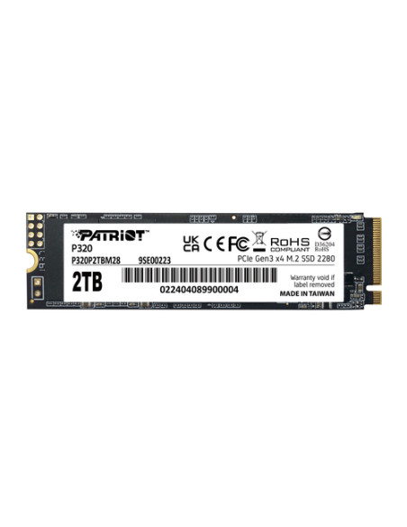 PATRIOT SSD P320 2TB M.2280 PCI-E R/W 3000/2200MB/S