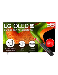 LG OLED AI OLED77B56LA TV Serie B5 77'' 4K, α8 Gen2, Dolby Vision, 20W, 4 HDMI con VRR 120Hz, G-Sync, Smart TV WebOS 25