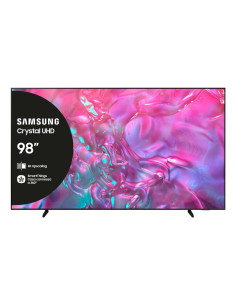 Samsung TV Crystal UHD 4K 98” UE98DU9070UXZT Smart TV Wi-Fi Graphite Black 2024, Processore Crystal 4K, 4K Upscaling, Slim Loo