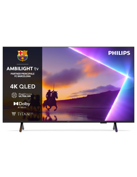 Philips Ambilight TV 75PUS8510 4K UHD QLED 189cm 75" Smart TV Dolby Atmos Titan OS