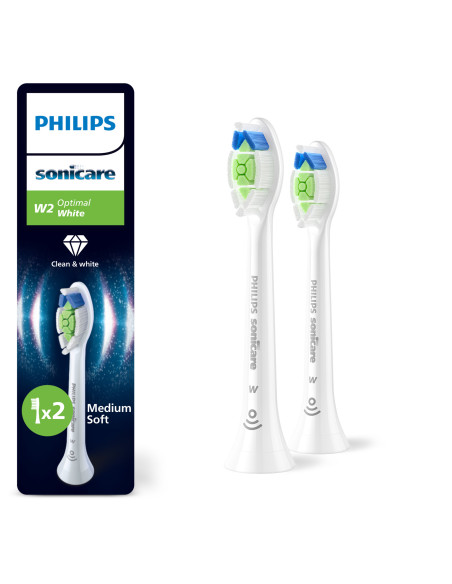Philips Sonicare HX6062/87 2x Testinebianche per spazzolino sonico