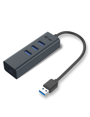 i-tec Metal U3METALG3HUB hub di interfaccia USB 3.2 Gen 1 (3.1 Gen 1) Type-A 5000 Mbit/s Grigio