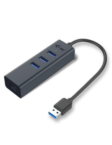 i-tec Metal U3METALG3HUB hub di interfaccia USB 3.2 Gen 1 (3.1 Gen 1) Type-A 5000 Mbit/s Grigio