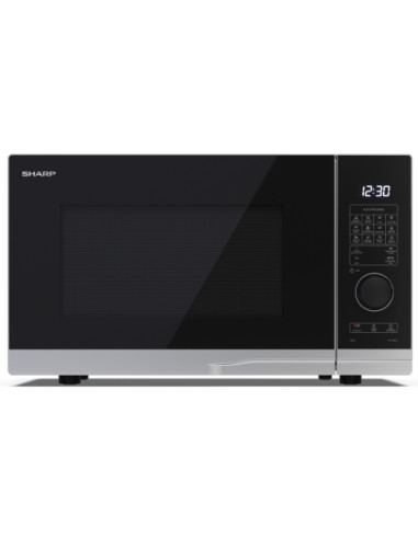 Sharp YC-PG284AE-S forno a microonde Nero, Argento Microonde con grill Superficie piana 28 L 900 W