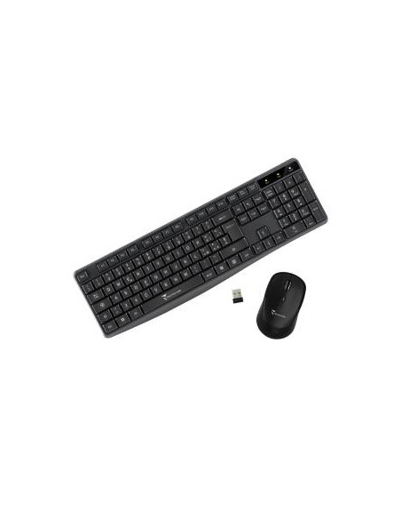 Techmade Kit Tastiera + Mouse Wireless TM-KM001 Black