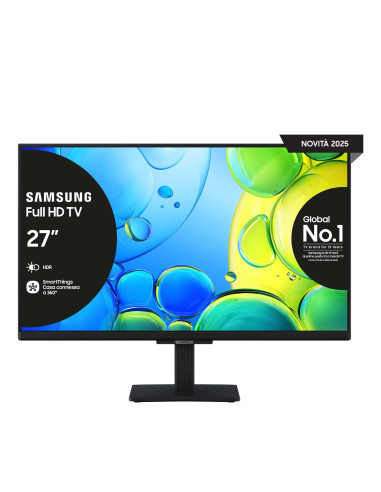 Samsung Full HD 27" UE27F6000FUXZT, Hyper Real Processor, HDR & Pur Color, Smart Experience, OTS Lite & Adaptive Sound, Slim Loo
