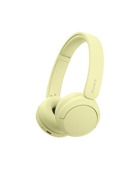 Sony WHCH520Y.CE7 cuffia e auricolare Wireless A Padiglione Musica e Chiamate USB tipo-C Bluetooth Giallo
