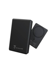 Techmade Powerbank 10000mAh Slim PD22.5W Wireless Magnetico Black