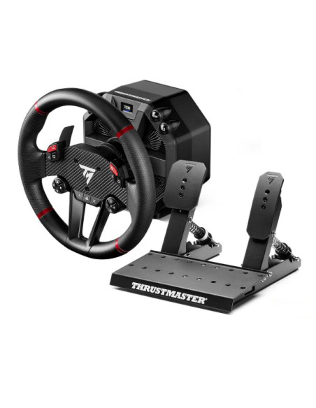Thrustmaster T598 Nero, Rosso USB Sterzo + Pedali Analogico/Digitale PC, PlayStation 4, PlayStation 5