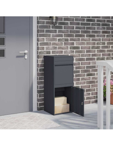 Cassetta per pacchi Antracite 41 x 38 x 103 cm Acciaio