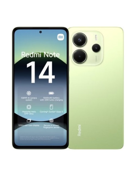XIAOMI SMARTPHONE Redmi Note 14 8+256GB 6.67 4G Lime Green NFC