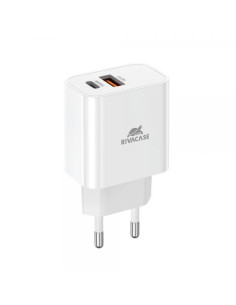 ALIMENTATORE USB-C 20W WHITE 2P USBC/USBA COMPATIBILE IPHONE-SM