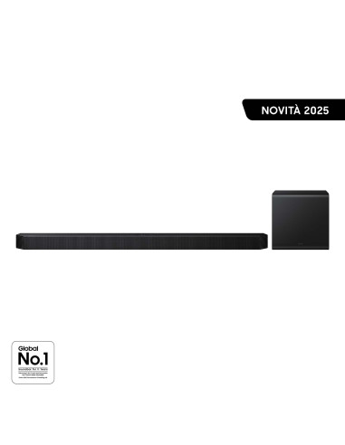 Samsung Soundbar HW-Q800F/ZF, Audio 5.1.2 canali, Wireless Dolby Atmos, 2025