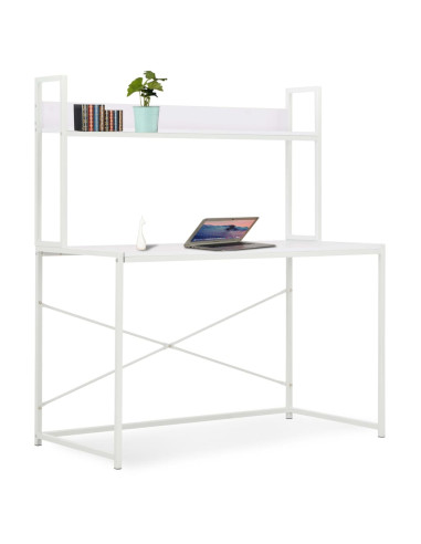 Scrivania per Computer Bianca 120x60x138 cm