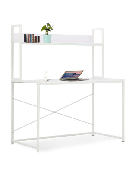 Scrivania per Computer Bianca 120x60x138 cm