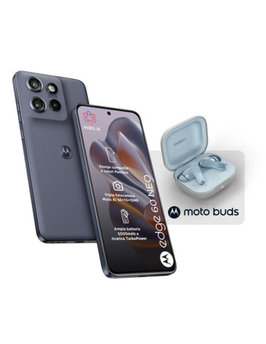 Motorola edge Pack 2x1 60 Neo 8/256 Grisaille + Moto Buds
