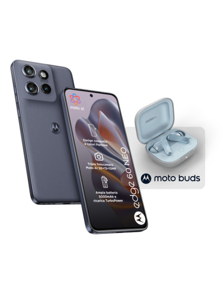 Motorola edge Pack 2x1 60 Neo 8/256 Grisaille + Moto Buds