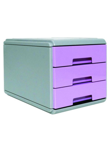 MINI CASSETTIERA PASTEL LILLA