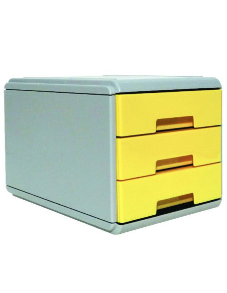 MINI CASSETTIERA PASTEL GIALLO