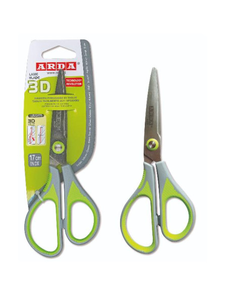 FORBICE 3D  17 CM. IN BLISTER
