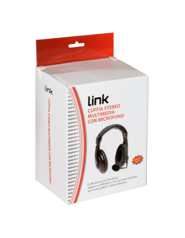 CUFFIA CON MICROFONO JACK 3.5