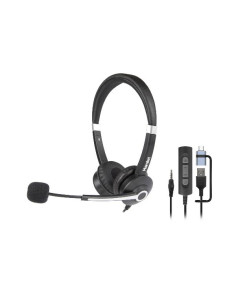 CUFFIA BUSINESS BIAURALE CON MIC.