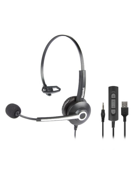 UJM-CUFFIA BUSINESS MIC USB/JACK