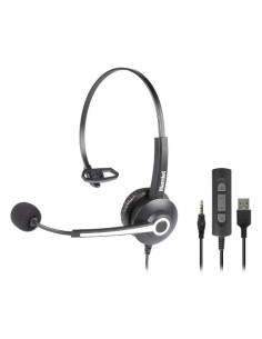 UJM-CUFFIA BUSINESS MIC USB/JACK 2