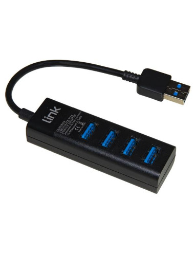 HUB 4 PORTE USB 3.0 CON CAVO CM 15