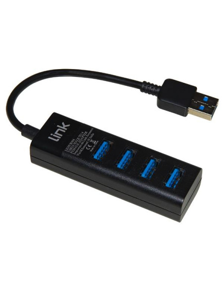 HUB 4 PORTE USB 3.0 CON CAVO CM 15