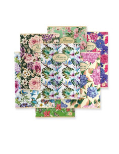 CF10 QUADERNI FLOWERS A4 OC 80GR