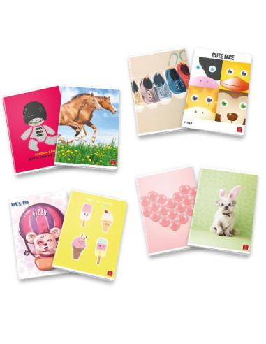 CF10 QUADERNI 20FG BIMBA A4 80G ASS