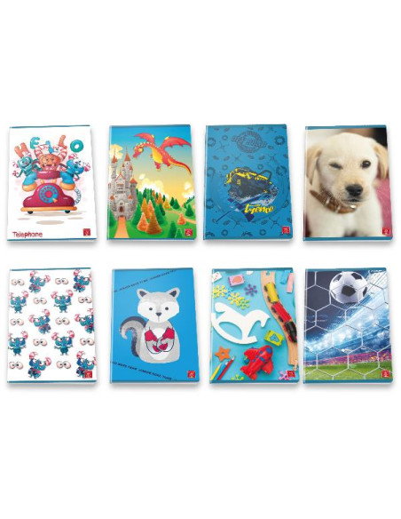 CF10 QUADERNI 20FG BIMBO A4 80G ASS