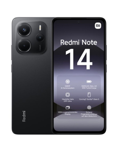 Xiaomi Redmi Note 14 16,9 cm (6.67") Dual SIM ibrida 4G USB tipo-C 6 GB 128 GB 5500 mAh Nero