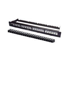 PANN.1U CON 24 RJ45U CAT.6A NERO