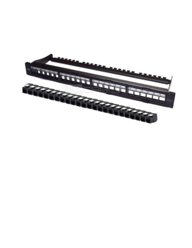 PANN.1U CON 24 RJ45U CAT.6A NERO