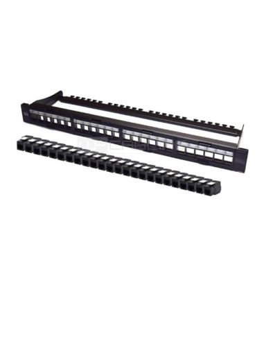 PANN.1U CON 24 RJ45U CAT.6 NERO